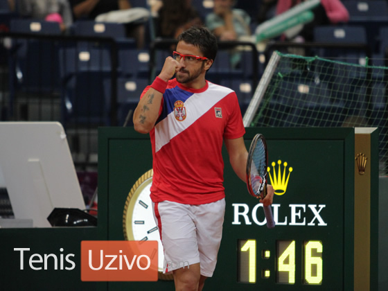 Janko Tipsarevic vs. Milos Raonic - Srbija-Kanada, 13 sep. 2013 - Dejvis Kup