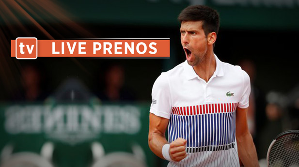 Novak Djokovic, live prenos
